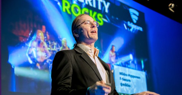 Mikko Hyppönen durante el Security Innovation Day 2017