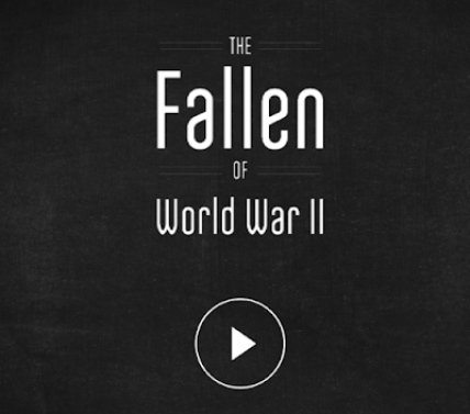 Figura 4: Ejemplo de Data Story sobre los Caídos de la II Guerra Mundial