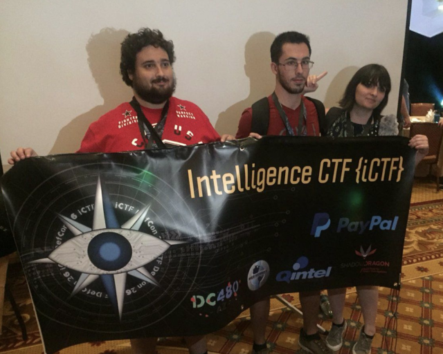 ganadores del concurso de Intelligence CTF 