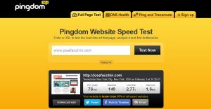 Facchin_Pingdom Website Speed Test