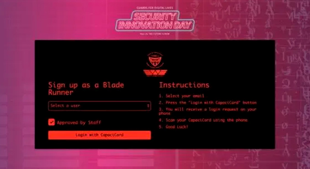 Security Innovation Day 2019 - Sign up Blade Runner
