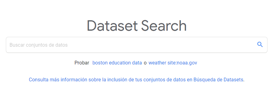 Figura 1: Google Dataset Search
﻿