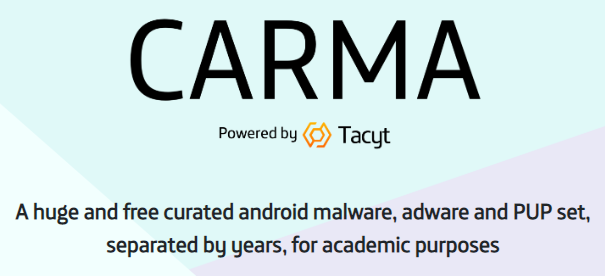 CARMA: a huge and free curated android malware and PUP set