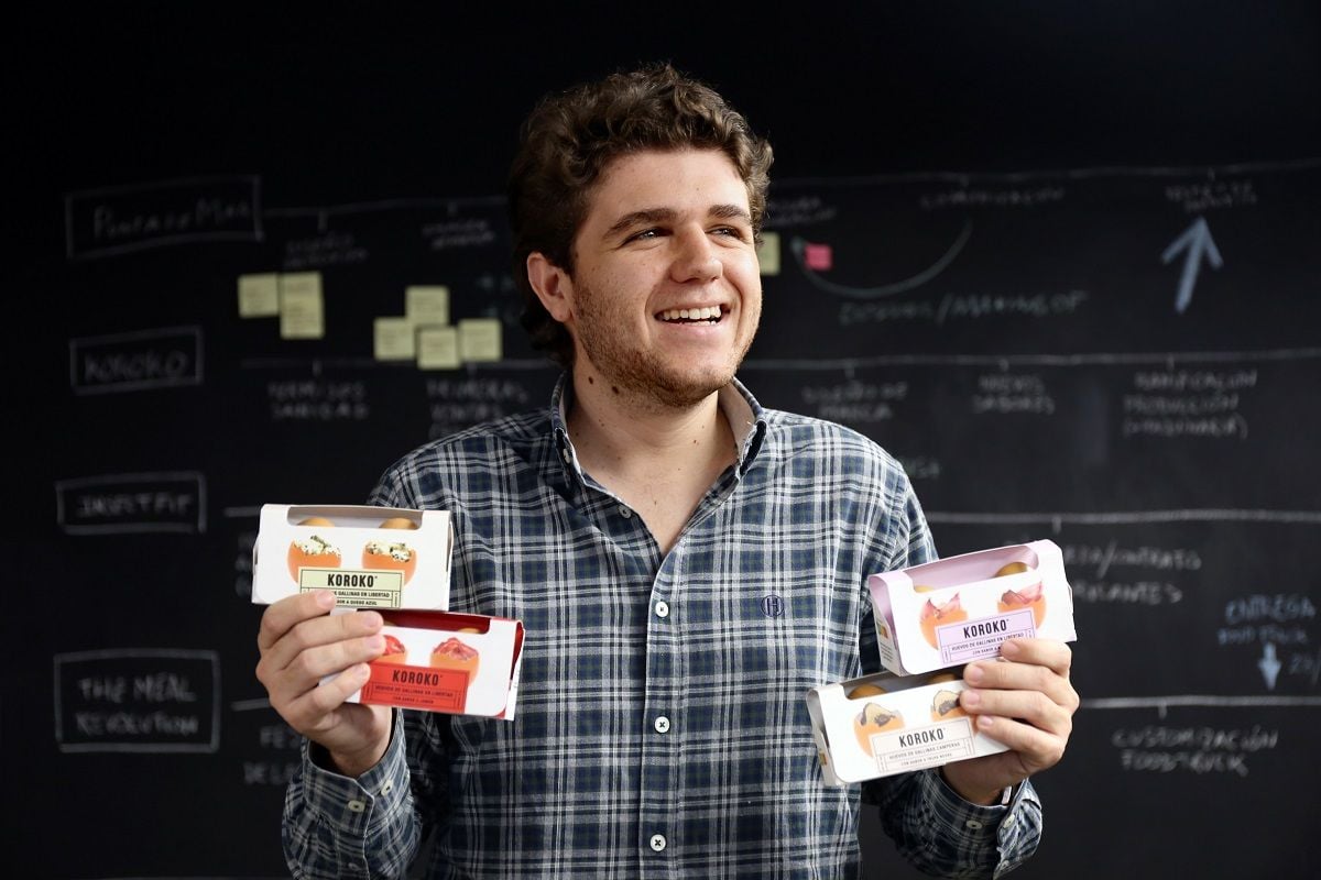 Koroko, huevos con sabores