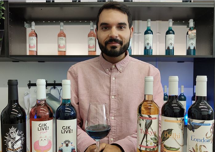 Vino azul de Gik Lives!