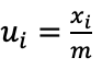 Fórmula para obtener los números pseudoaleatorios.