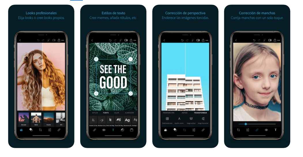 Aplicaciones gratuitas para editar fotos