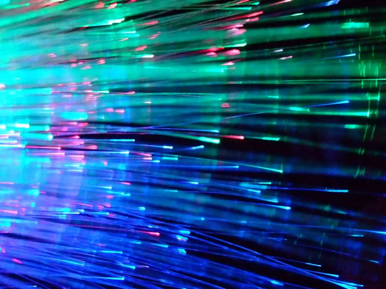 Fibra óptica de cable de vidrio