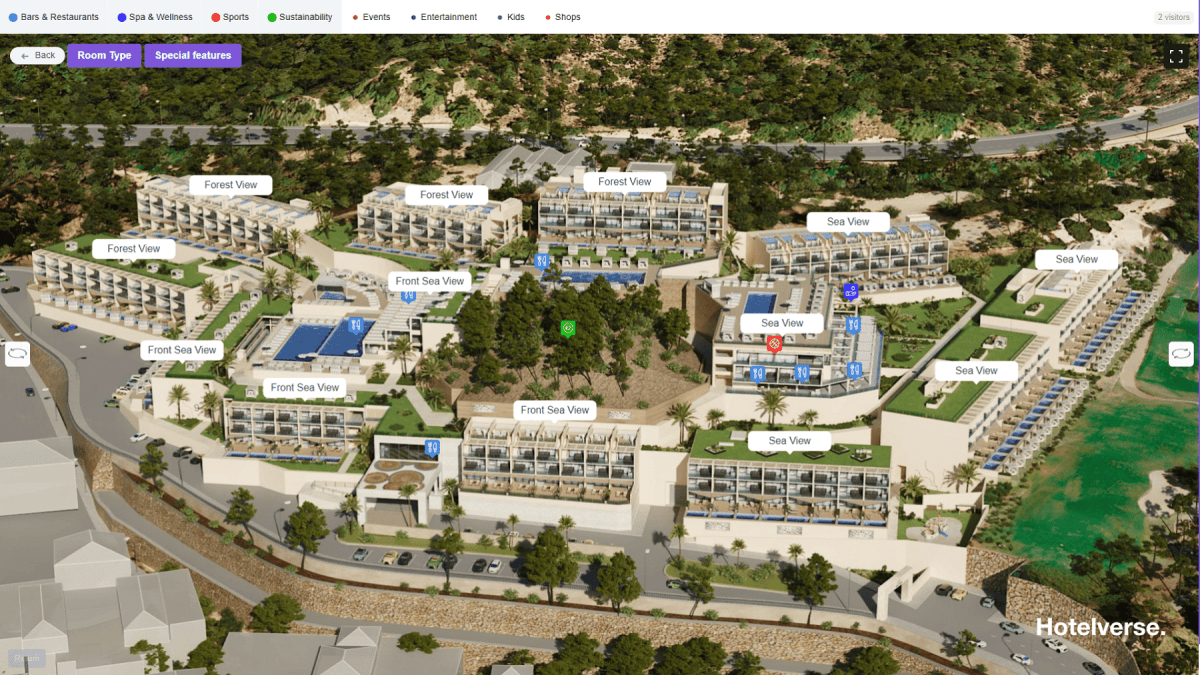 Hotelverse y las reservas hoteleras